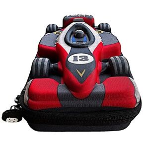 ROCKPAPA Kid’s Pencil Case Pouch 9”x 5”x 3” Sports Car Shaped